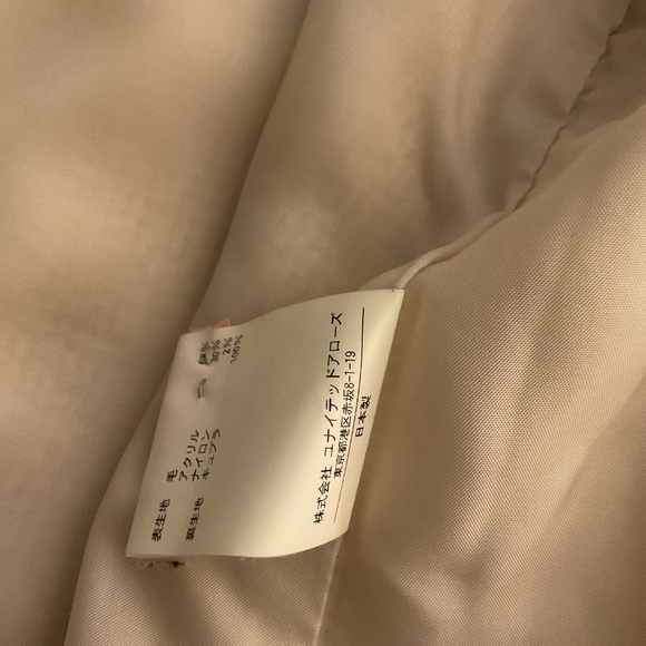 Women Coat, Small, Cream, Japanese Brand United Arrows - Picture 7 of 14